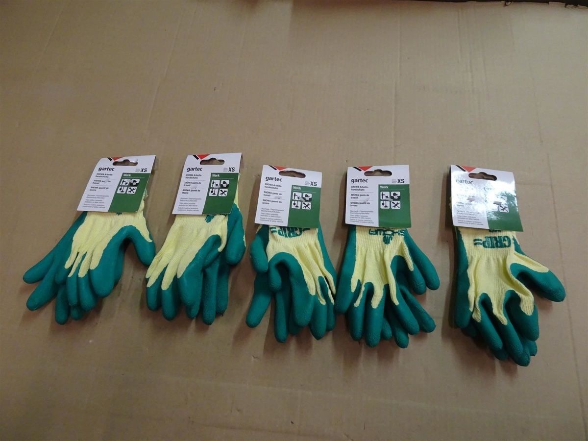 Guanti & manicotti: Arbeits-Gartenhandschuhe Gr XS, 5St – Nuovo e nell'imballaggio originale da Necker venduto da liq24