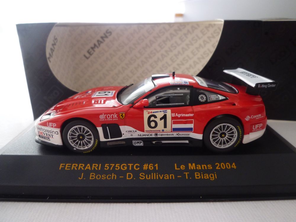 Ferrari 575 GTC Le Mans 2005 JMB Racking GAS10013 | Dieharddiecast
