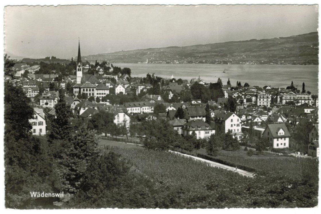 Ansichtskarten: AK Wädenswil 1955 – Gebraucht aus Zürich von Tolima194