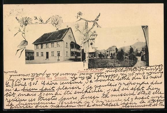 Cartoline postali: Sissach, Pension Regenass, Strassenparti – Usato da Berlin venduto da bartko-reher