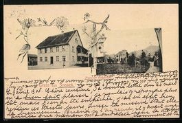 Sissach, Pension Regenass, Strassenparti