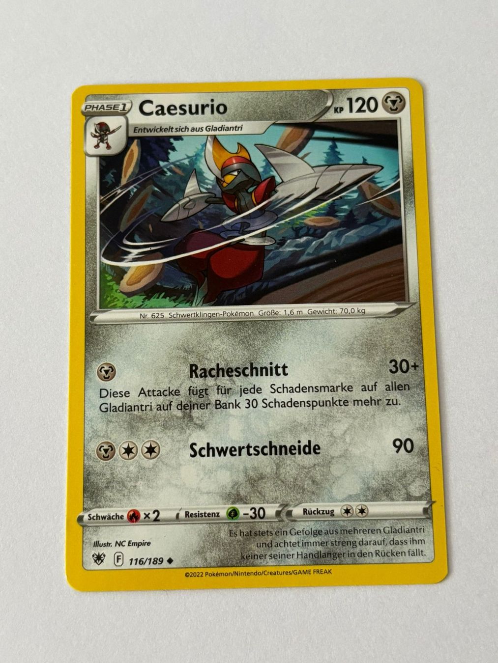 Pokémon Sammelbilder & Trading cards: Caesurio 116/189 – Gebraucht aus Herisau von Seyashop_2