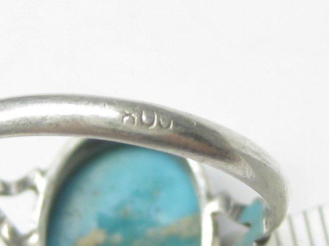 Ringe: Vintage Ring Silber 800 Türkis Gr. 57 – Gebraucht aus Ermatingen von Decovin 8
