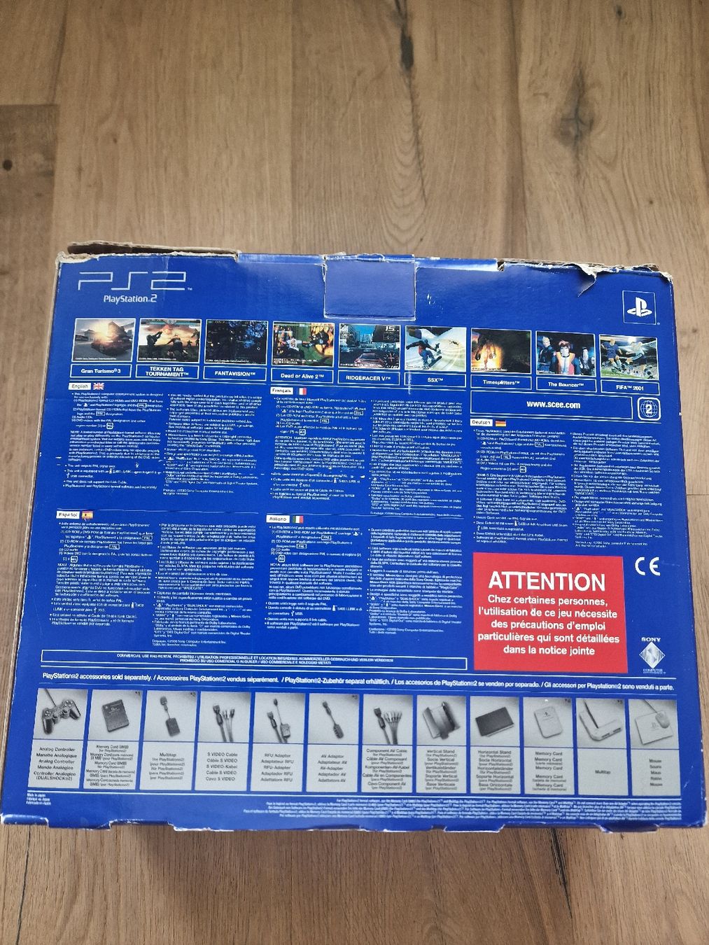 Sony Console: PlayStation 2 Fat OVP Konsole mit 7 Spielen, Controller etc. – Usato da Fahrwangen venduto da luk_bhw7 7