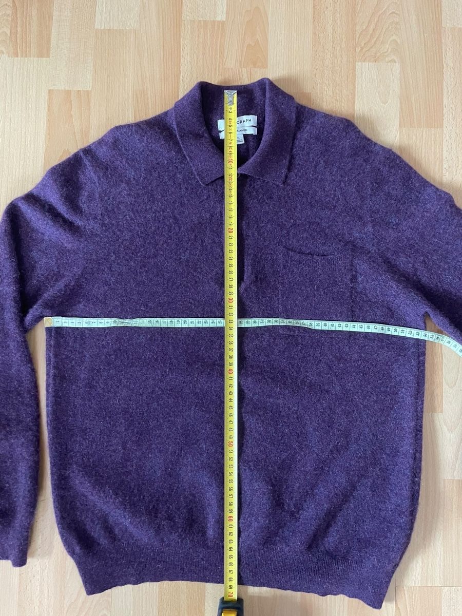 Magliette Polo: Pull col polo 100% cachemire violet taille XL M&S – Nuovo (secondo la descrizione) da Vuippens venduto da ale_6gkb 1