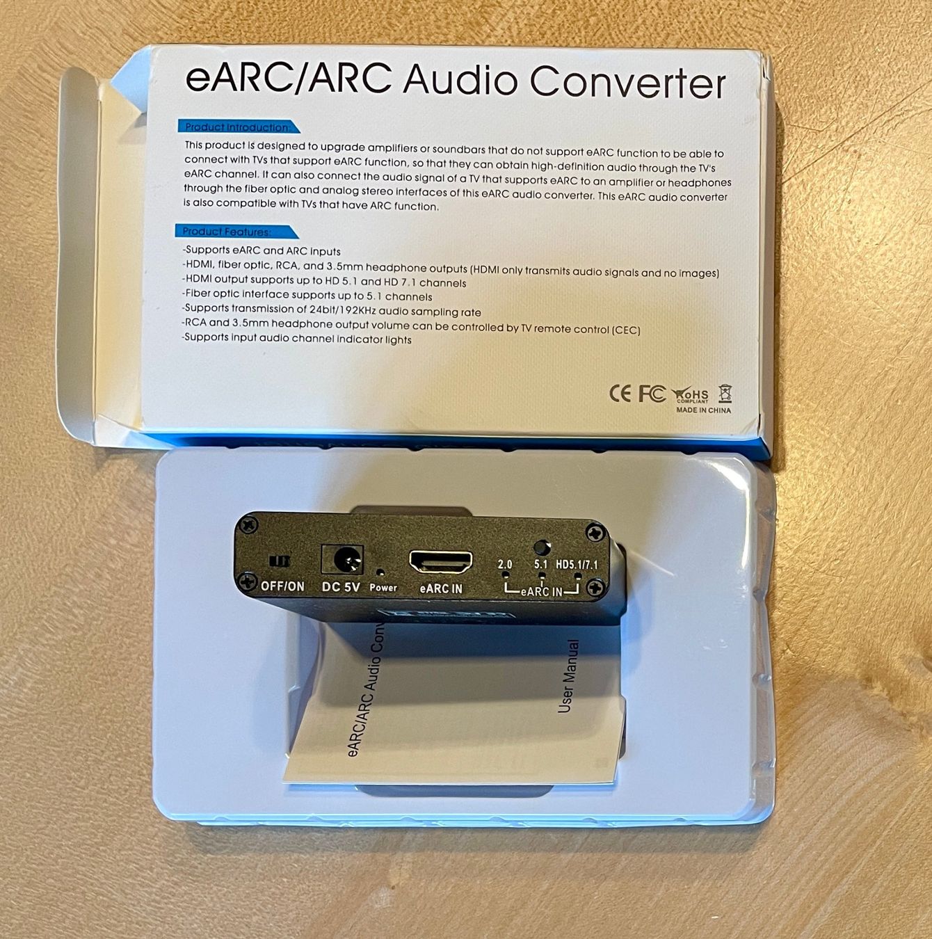Convertitori: eARC/ARC Audio Converter – Nuovo e nell'imballaggio originale da Vicques venduto da 7uy 1