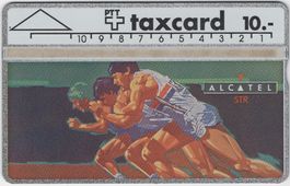10 CHF ALCATEL STR Olympia (dt) - seltene Kunden Taxcard