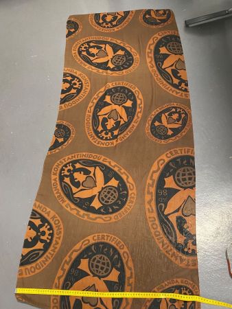 Schal Foulard Tuch Miranda Konstantinidou 1986 Konplott