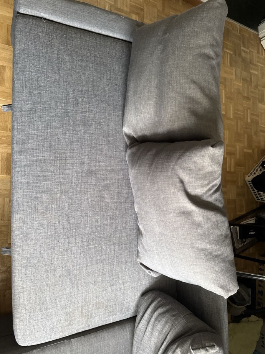 Sofas: Ecksofa grau Stoff mit Schlaffunktion  – Gebraucht aus Luzern von jan_8q25 3