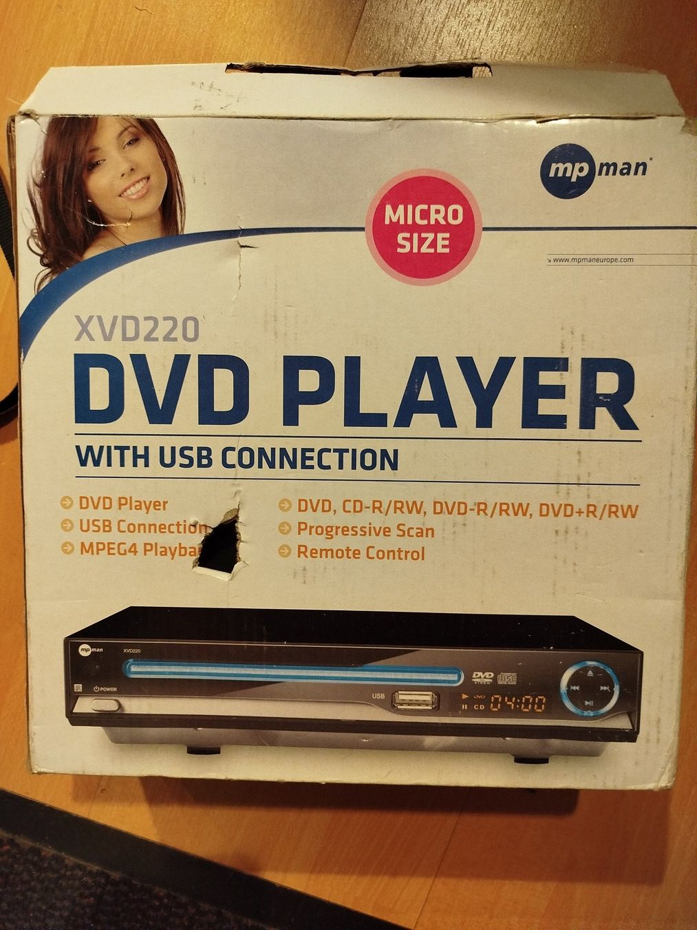 Lettore multimediale & Streamer: MP Man XVD220 DVD Player mit USB Anschluss, Top! – Usato da Bonaduz venduto da Mikebond