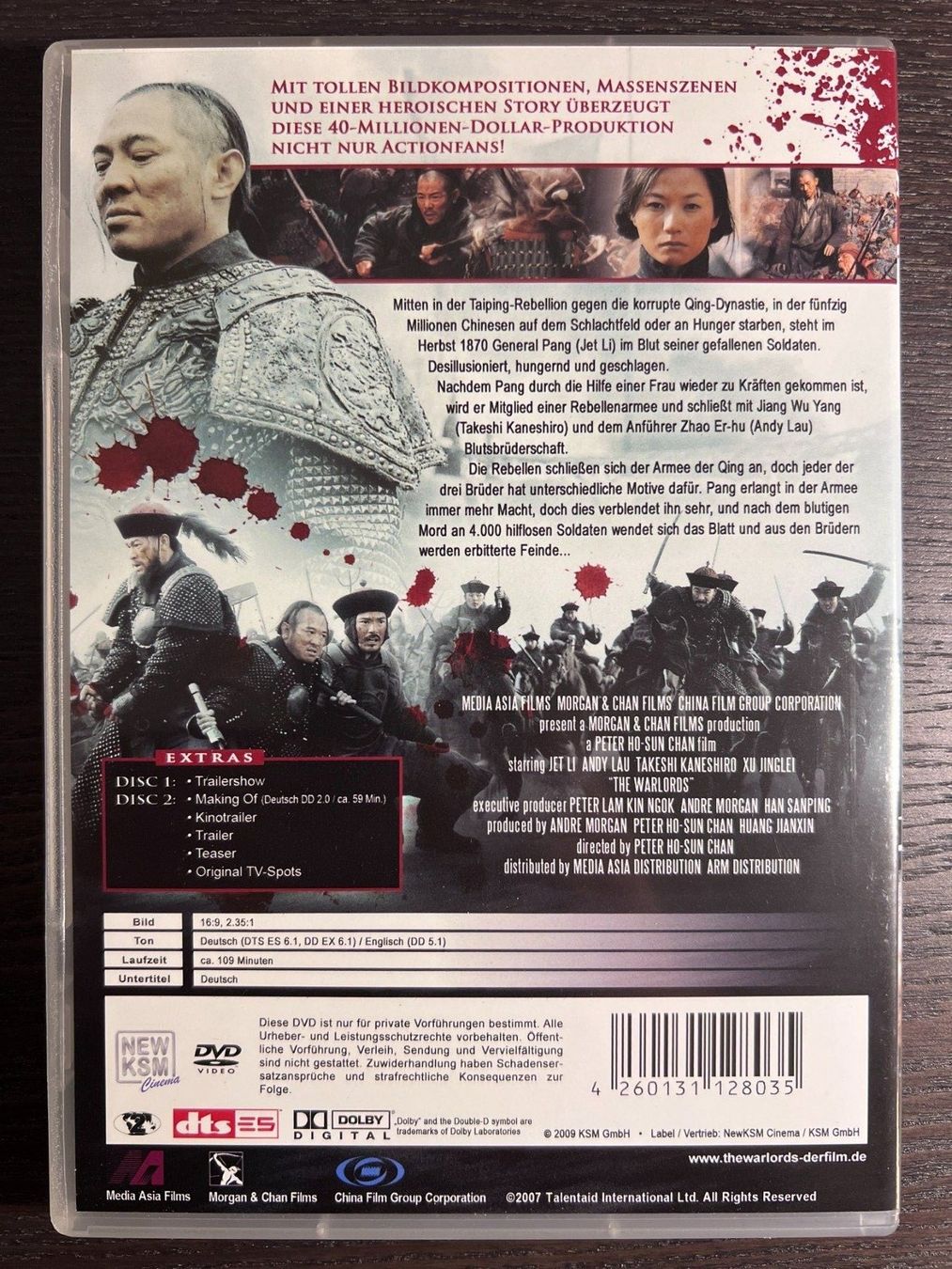 Tutti i DVDs: The Warlords – Usato da Zürich venduto da FilmFreunde 1
