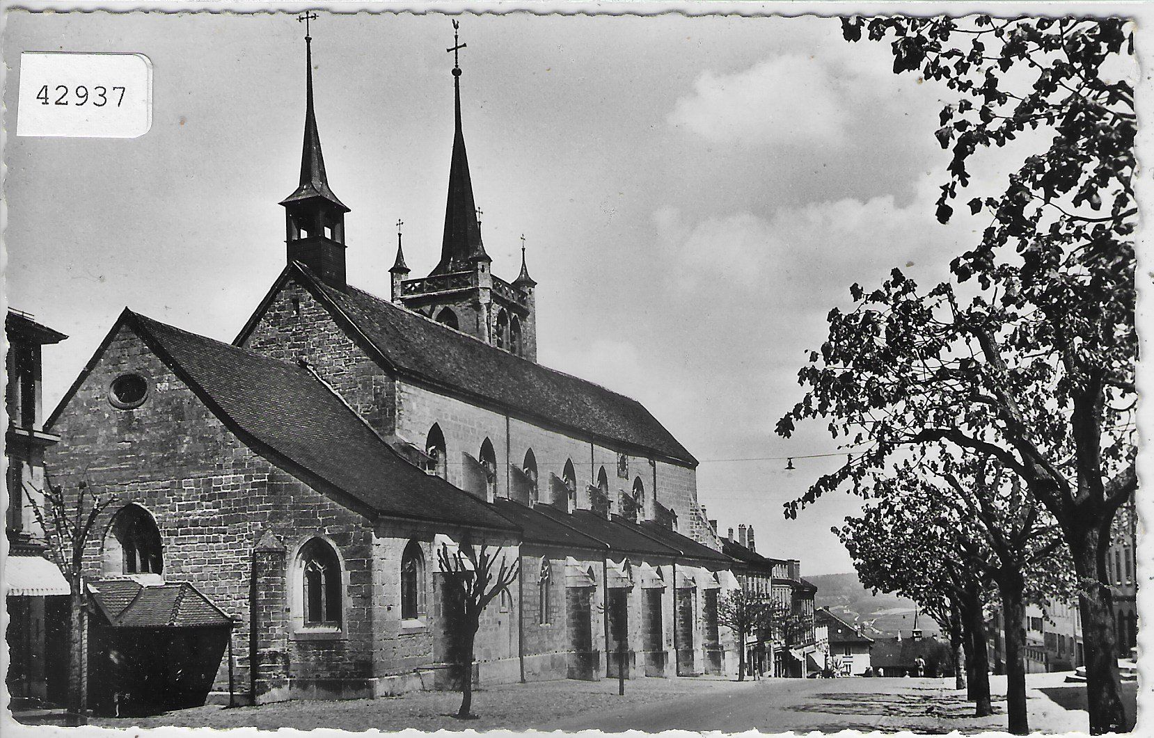 Ansichtskarten: Romont - L'Eglise – Gebraucht aus Ettingen von Kartenplanet