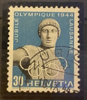1944 Abart Nr. 261w.Pf gestempelt - offenes Auge, mit Attest