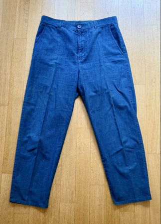 COS Indigo Cotton Cigarette Pants EU 36 As New