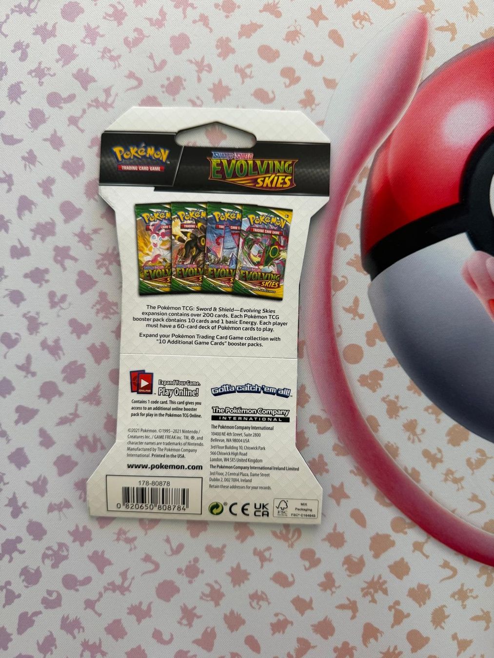Pokémon Carte collezionabili: Pokemon Evolving Skies Booster Pack neu versiegelt – Usato da Wil SG venduto da arschi 1