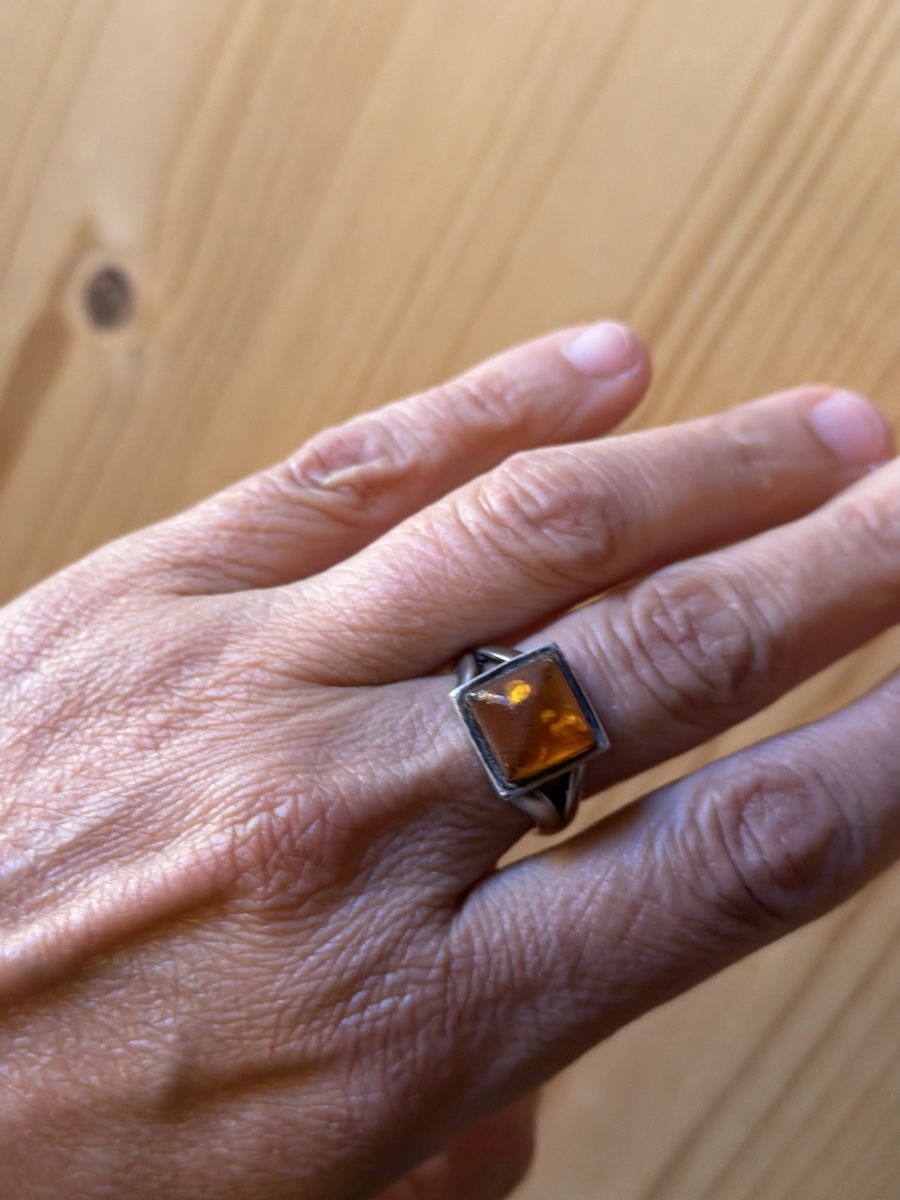 Ringe: Bernstein-Ring – Gebraucht aus Donat von troja007 1
