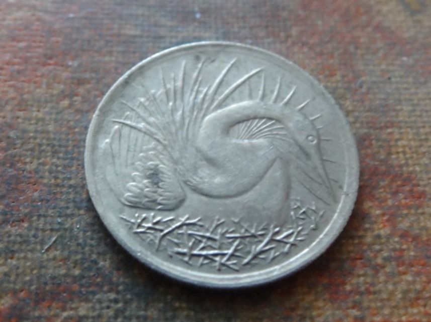 Alle Münzen: SINGAPOUR  5  Cents  1984 – Gebraucht aus Romanel-sur-Lausanne von Swift13 1