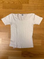 Cosilana Woll-Seide T-Shirt kurzarm Gr. 104 naturweiß