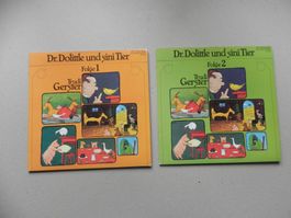 2 LP Schweizer Mundart Trudi Gerster Dr. Dolittle Teil 1 & 2