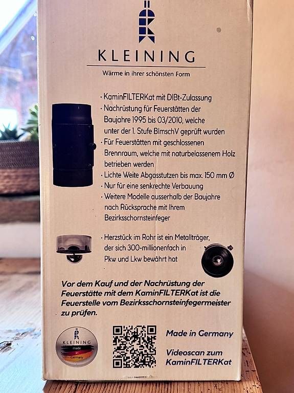 Camini: Feinstaubfilter, Kamin Filter KAT, neu und ungebraucht – Nuovo e nell'imballaggio originale da Frenières-sur-Bex venduto da Sonbi 1
