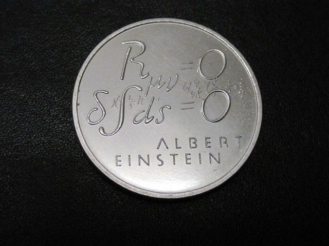 Alle Münzen: GEDENKMÜNZE sFr. 5.00,  ALBERT EINSTEIN – Gebraucht aus Zürich von Fredor01