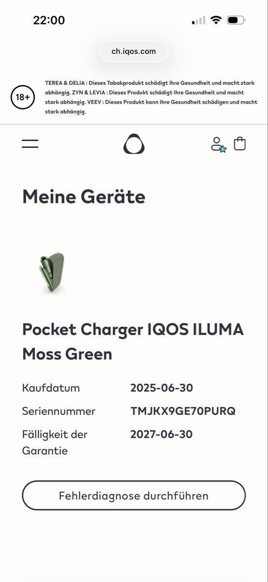 Iqos Altri Prodotti per fumatori: IQOS Iluma Moss Green gebraucht – Usato da Leibstadt venduto da man_mt5p 5