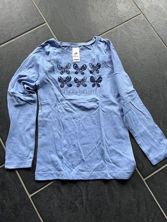 Langarm-Shirt, blau, Palomino, Gr. 122, sehr guter Zustand