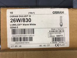Leuchtmittel Osram Dulux D 26W 830