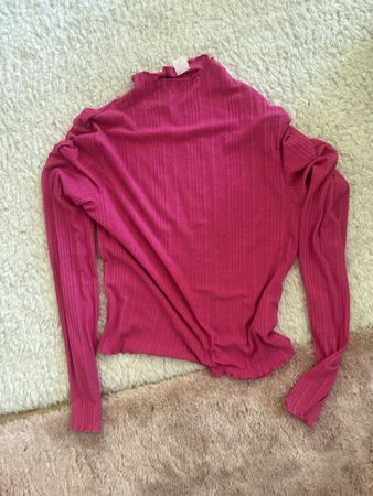 Pinkes Langarmshirt von H&M, Grösse M, Top Zustand!