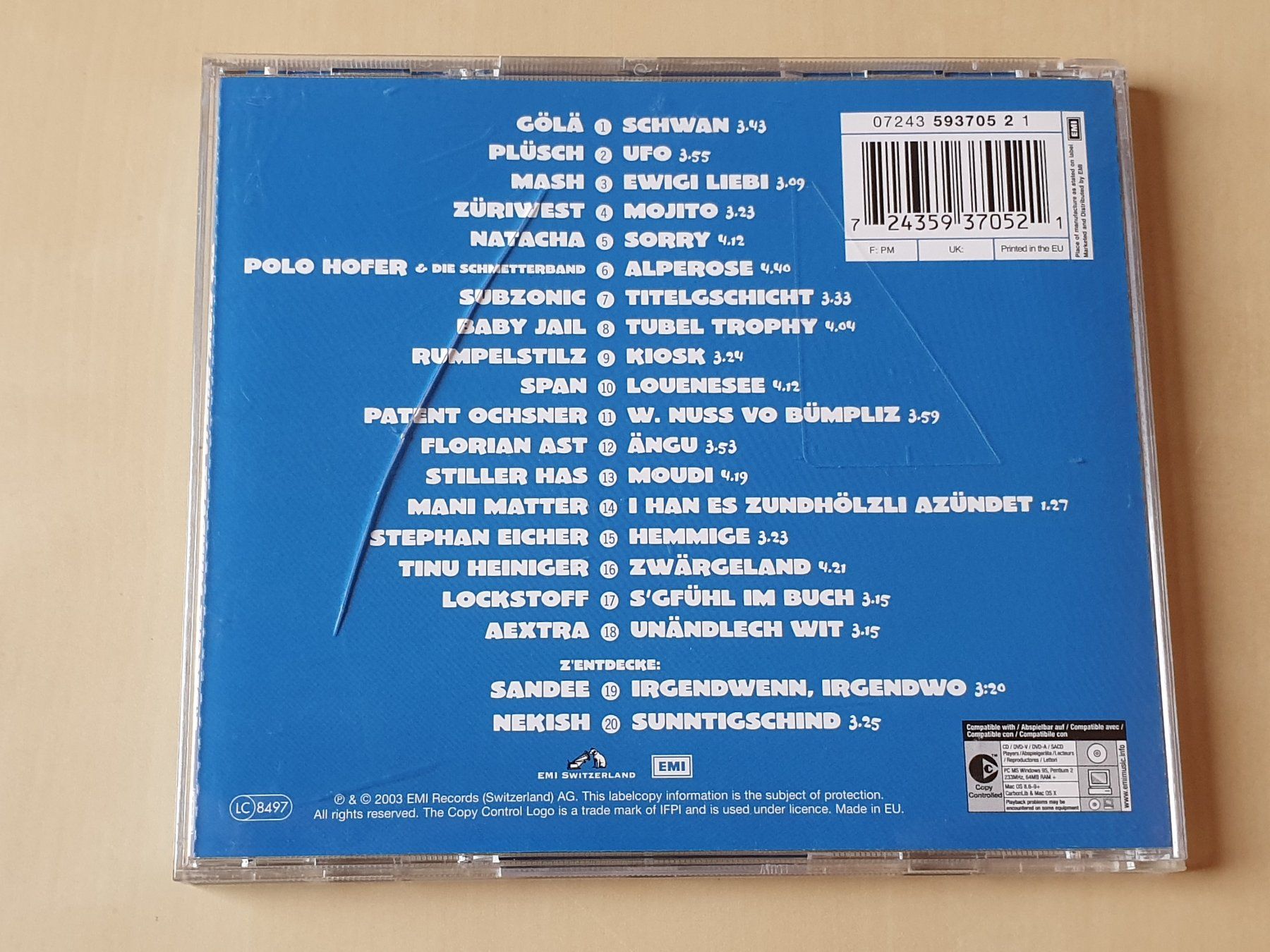 CD: s bescht Mundart Album wos git – Usato da Stansstad venduto da collectorsshop 1