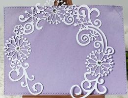 Neue Stanzschablone/ Stanzform Eiskristalle / Winter
