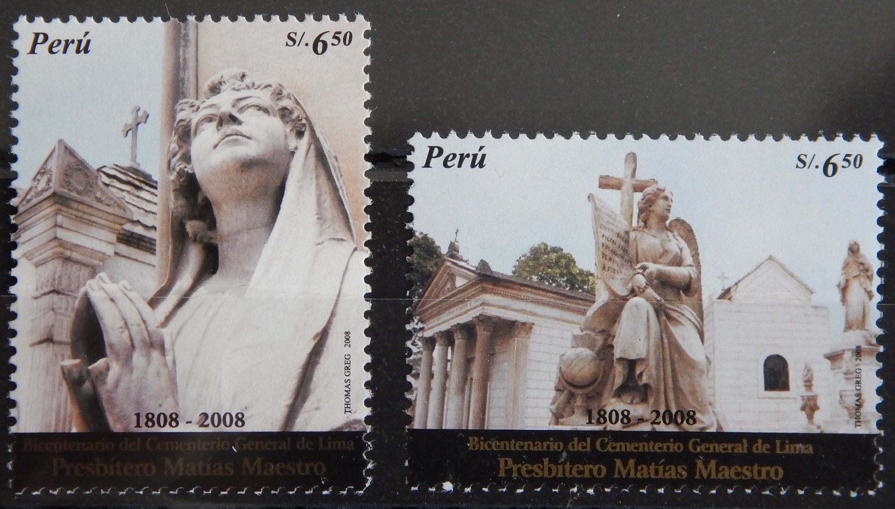 Tous les timbres: Peru Kat. 2555-2556 ** 2008 – D'occasion à Zürich par Muehlekauf
