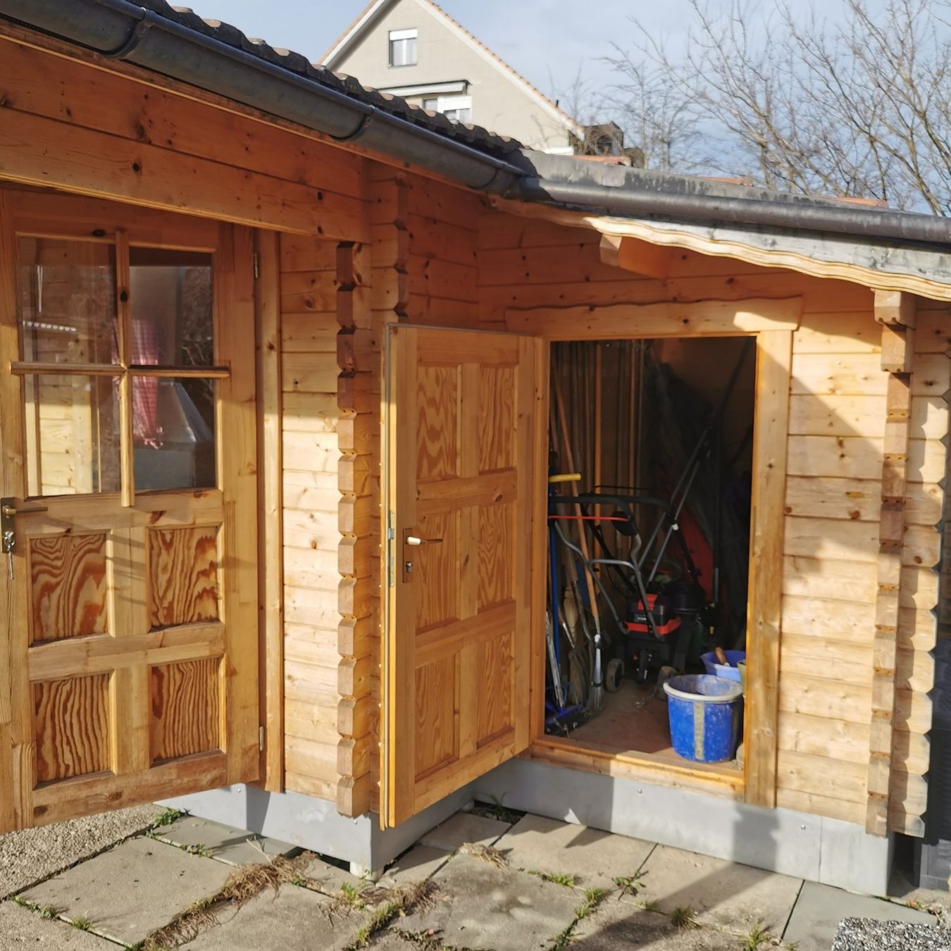 Gartenhäuser & Gewächshäuser: Gartenhaus Holz Blockhaus – Gebraucht aus St.Gallen von Tamal0204 3