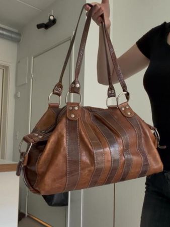 Tasche Leder braun Damen Handtasche 
