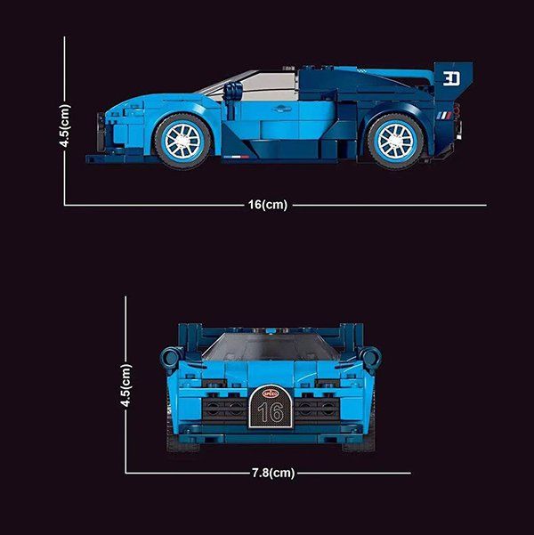 Mould King Kit di costruzioni: Mould King: Bugatti Vision GT / 27001 – Nuovo e nell'imballaggio originale da Meisterschwanden venduto da Bigi1 1