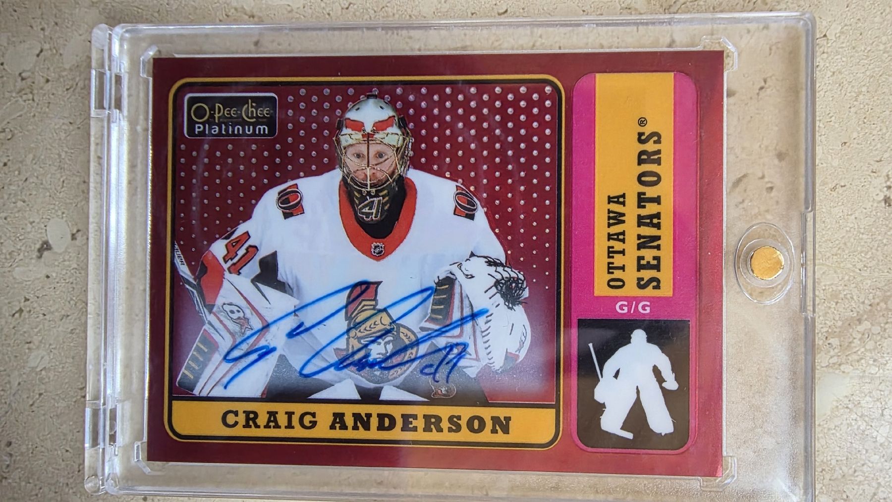 NHL Carte collezionabili: Craig Anderson Ottawa Senators Signed.opc 2018-19 Re – Nuovo (secondo la descrizione) da Boltigen venduto da Calagero