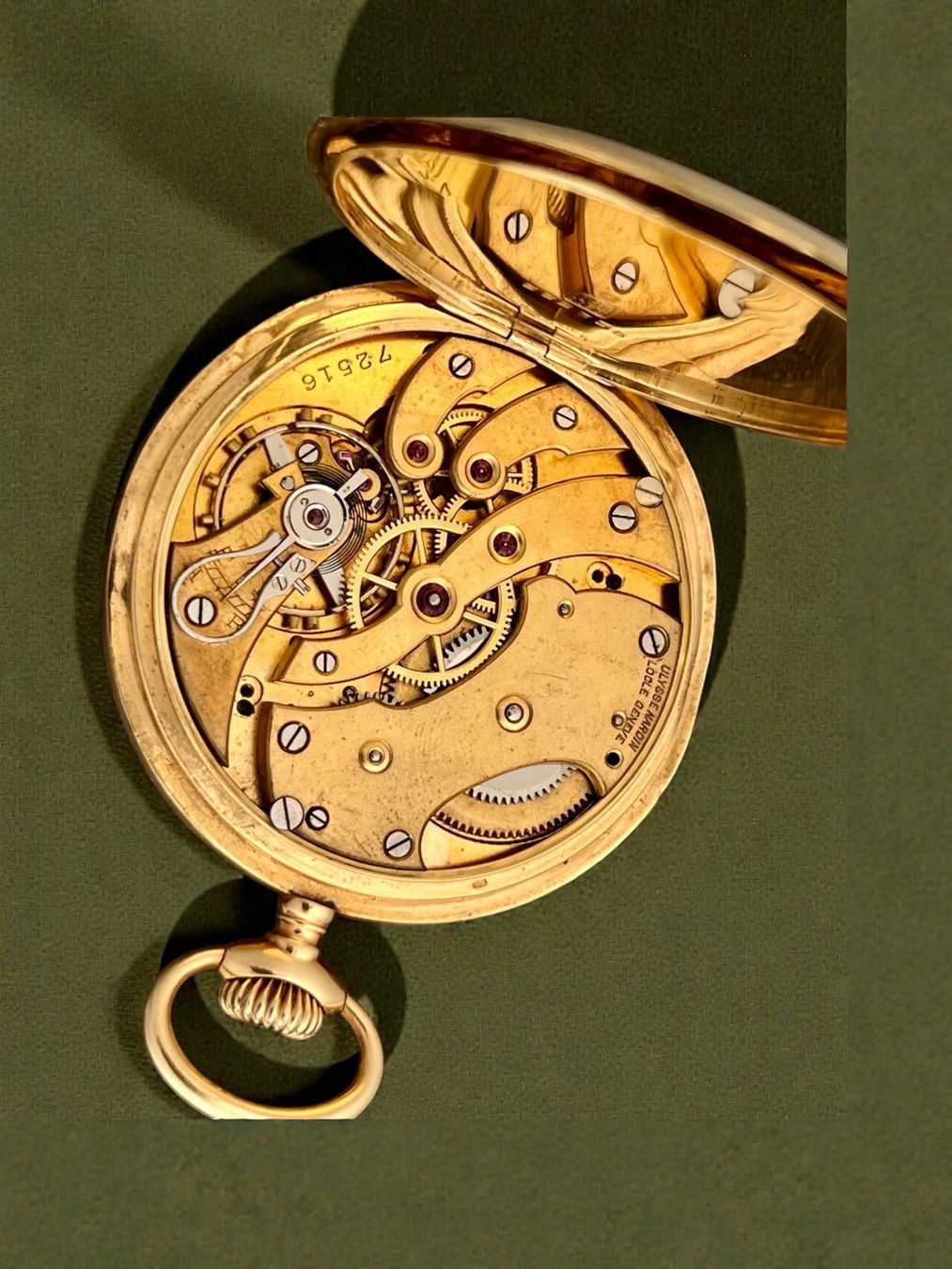Ulysse Nardin Orologi: Ulysse Nardin 18k Gold Pocket Watch – Usato da Apples venduto da the_7jtf 6