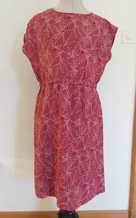 Sommerkleid Sommerrock 44 Polyester rot