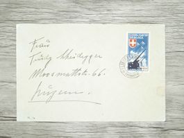 TR78 Enveloppe + Timbre Suisse 1939/40 Feldpost