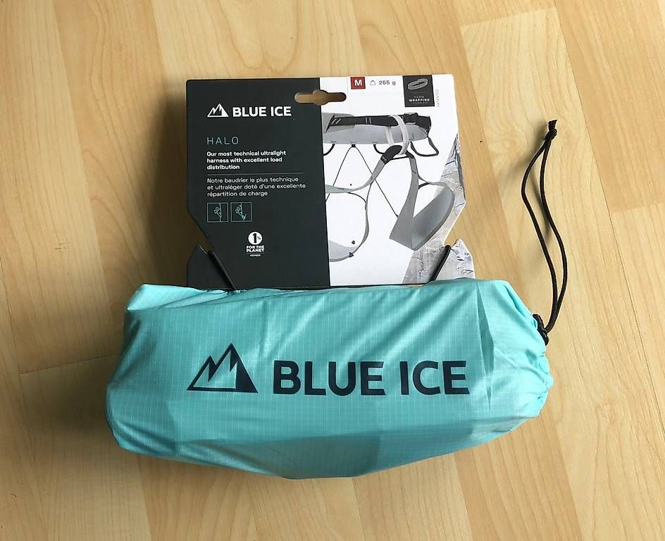 Attrezzatura da arrampicata: Blue Ice Halo Harness / Klettergurt – Nuovo e nell'imballaggio originale da Spiez venduto da Alpineview