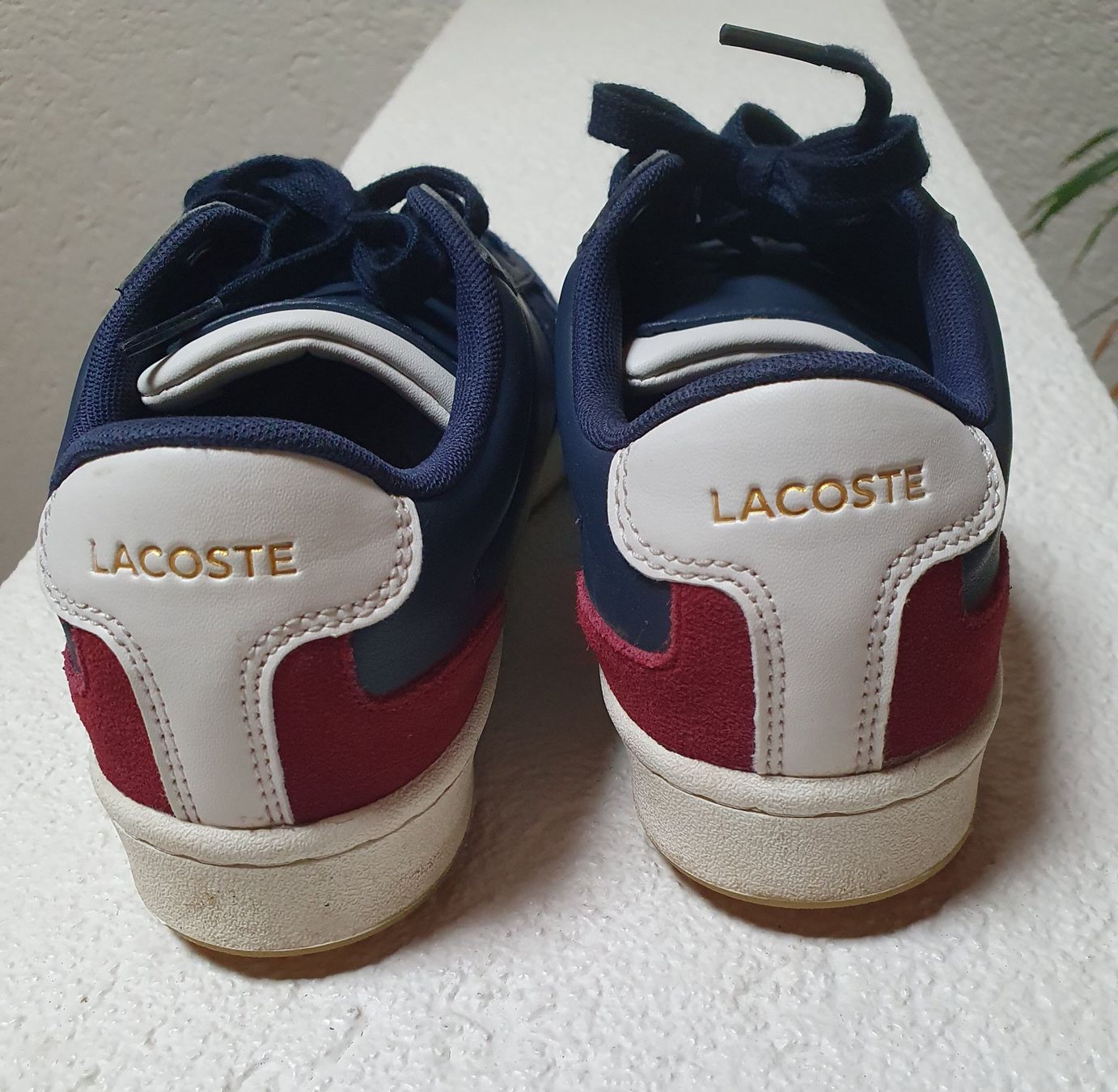 Lacoste Scarpe da donna: Lacoste Damen Sneaker, Gr. 37.5, Navy/Rot - – Usato da Teufen AR venduto da pischa 2