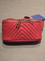 ROTE LEDERBAUCHTASCHE, NEU🍀