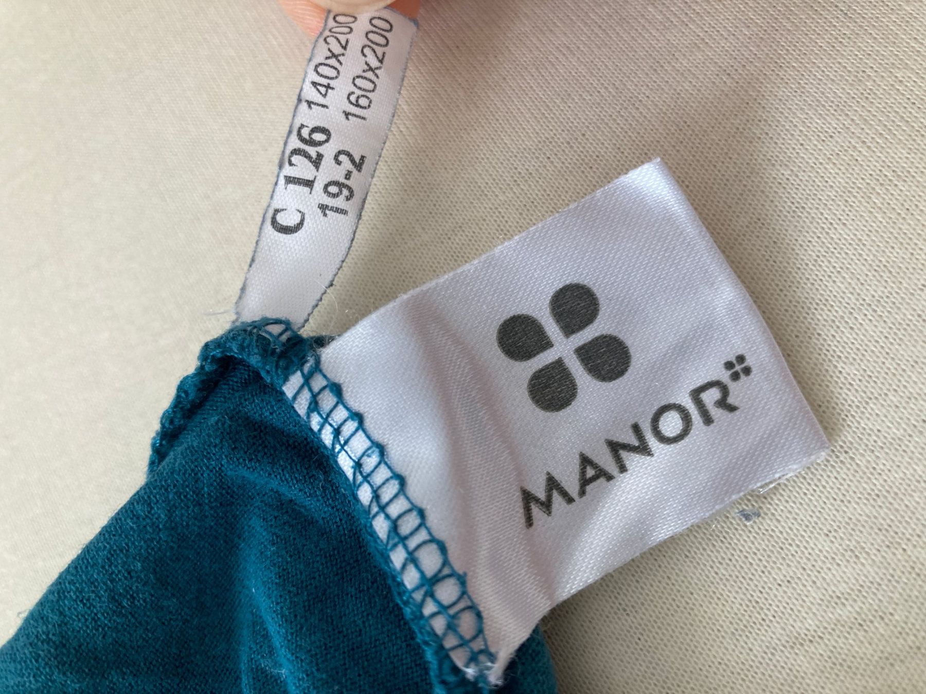 Manor Biancheria da letto: Linge de lit coton Manor 140x200cm Turquoise – Usato da Biel/Bienne venduto da almercaa 2