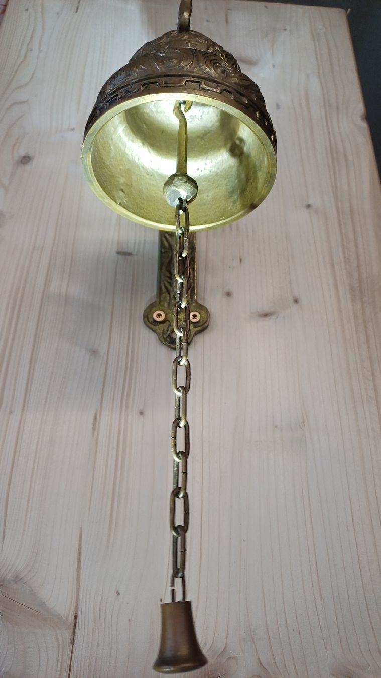 Glocken & Treicheln: Antike Messingglocke Wandglocke Türklingel Glocke Vintage – Gebraucht aus Büren an der Aare von  2