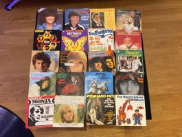 Schlager Vinyl Singles 80 Stück Konvolut diverse Interpreten
