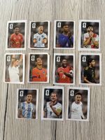 Lot de 11 cartes FOOTBALL joueurs célèbres neuves