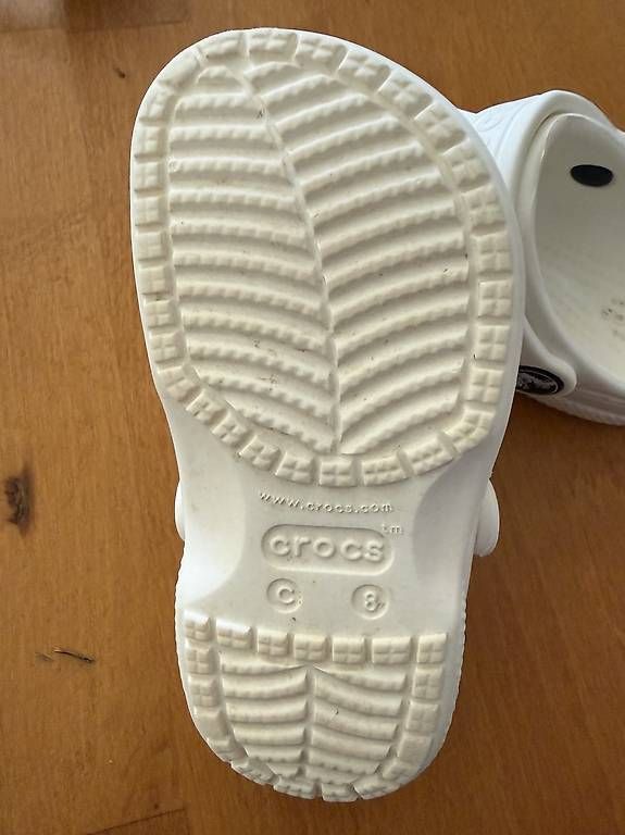 Schuhe für Jungen: Crocs blanches /Taille C8 (24-25) – Gebraucht aus Progens von Dzodzette2.0 1