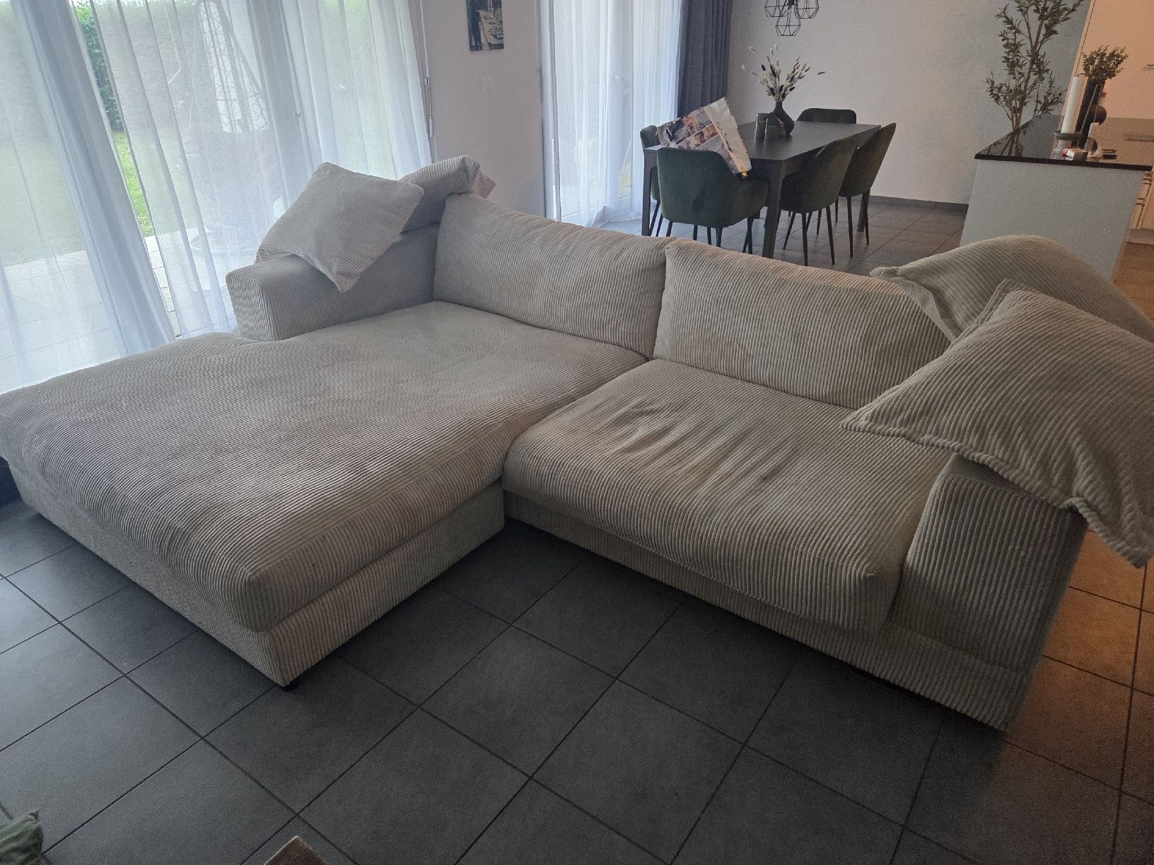 Conforama Sofas: Gemütliches Cordsofa L-Form in Beige – Gebraucht aus Wetzikon ZH von _muyra 5