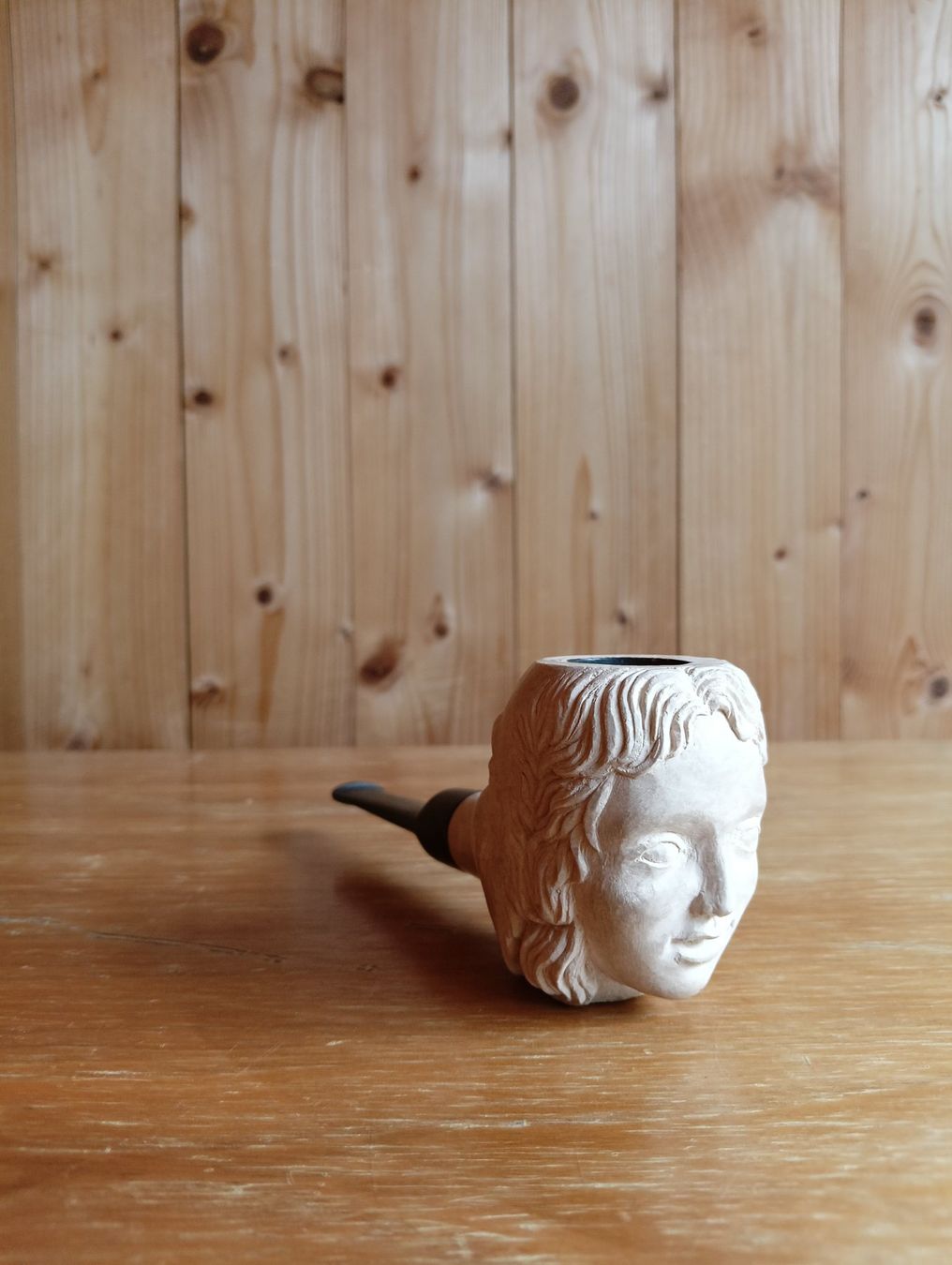 Pipe & Accessori: Gebrauchte Meerschaumpfeife handgeschnitzt – Janus-Kopf – Usato da Lumino venduto da Happy4Happy 1