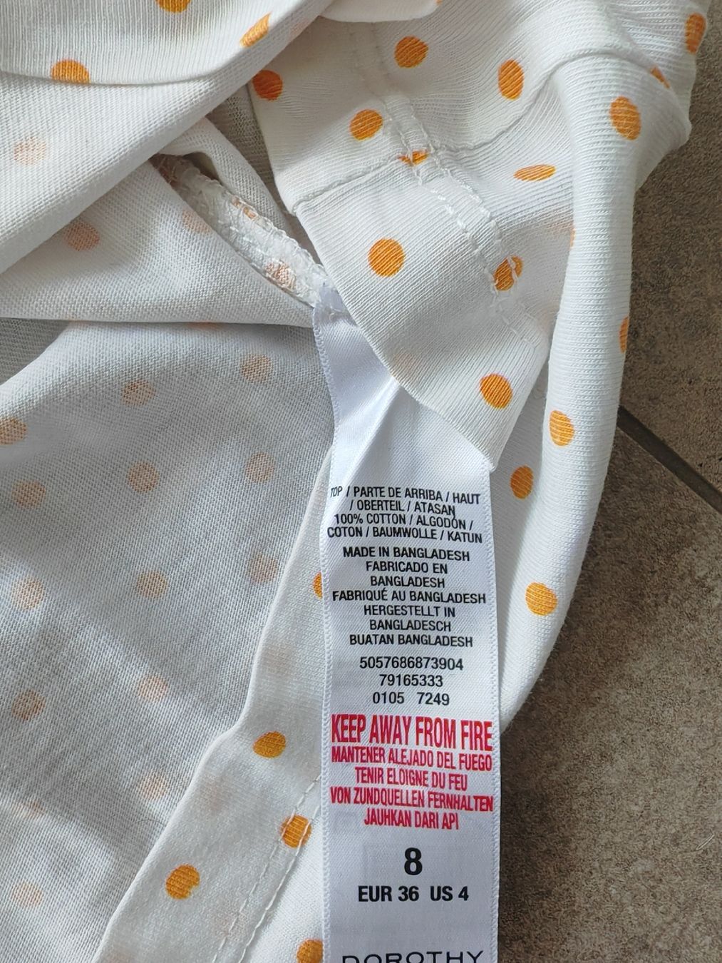 Dorothy Perkins T-Shirts: T-shirt à pois taille 38 – Gebraucht aus Longirod von DigiSmart 1